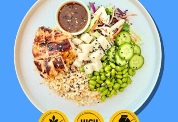 Tiki Teriyaki Chicken Poke Bowl