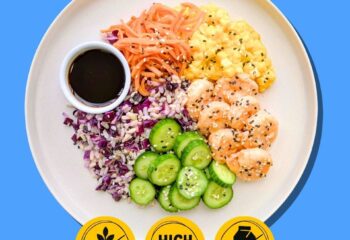 Prawn Dragon Roll Sushi Bowl