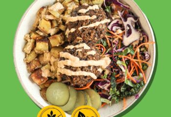 Saddle Up Black Bean Burger Bowl