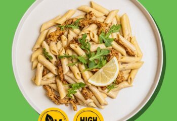 Herb Roasted Chick'n Alfredo