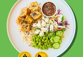 Tiki Teriyaki Tofu Poke Bowl