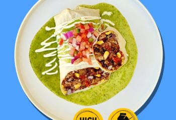 Salsa Verde Smothered Burrito