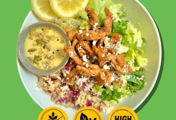 Blackened Chick'n Caesar Bowl